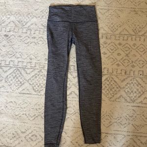 Lululemon size 4 grey leggings, length 28